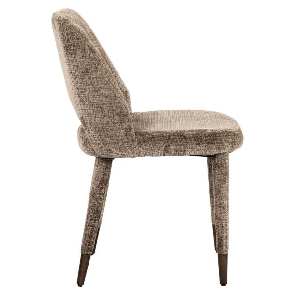 Bonasis Stone Upholstered Dining Chair – Modern & Comfortable Seating - Image 2