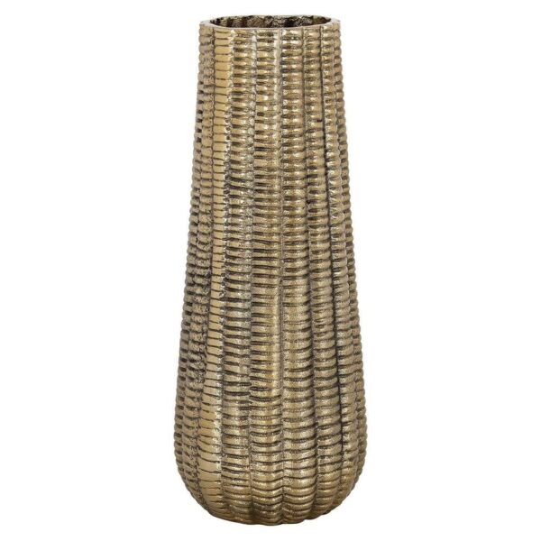 Bonasis Large Brushed Gold Vase – Elegant Modern Décor Accent - Image 2