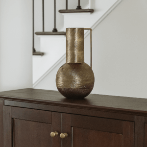Bonasis Large Smoke Black Vase – Modern Decorative Accent