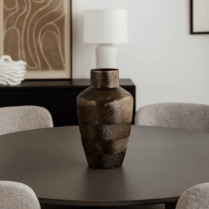 Bonasis Modern Smoke Black Decorative Vase