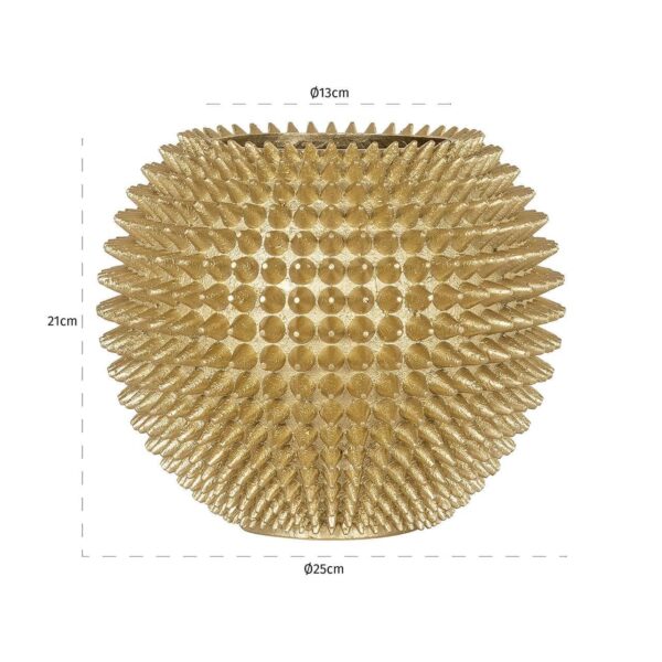 Bonasis Gold Decorative Vase – Elegant Metallic Accent for Home Décor - Image 2