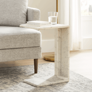 Bonasis Modern Wood End Table – Minimalist Side Table for Living Room