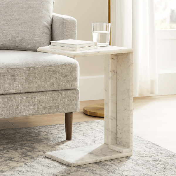Bonasis Modern Wood End Table – Minimalist Side Table for Living Room