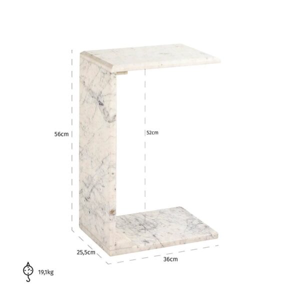 Bonasis Modern Wood End Table – Minimalist Side Table for Living Room - Image 6
