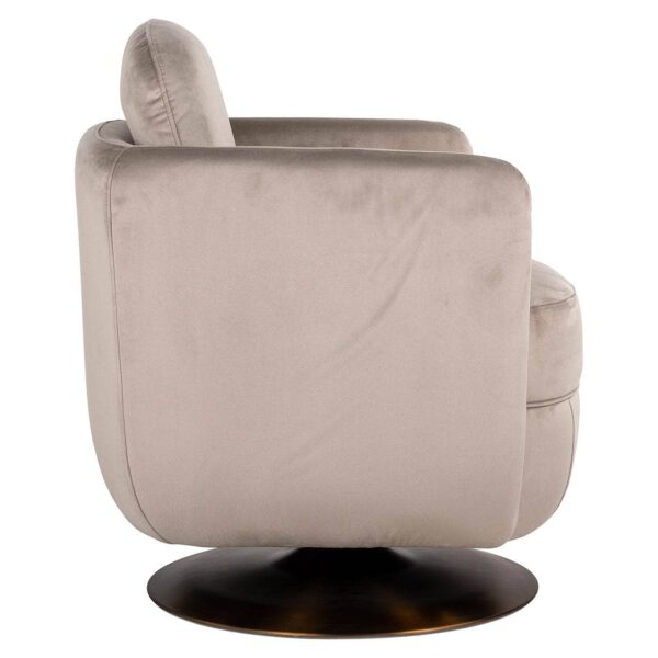 Turner Swivel Lounge Chair - Khaki - Image 4