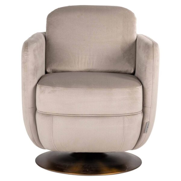 Turner Swivel Lounge Chair - Khaki - Image 3