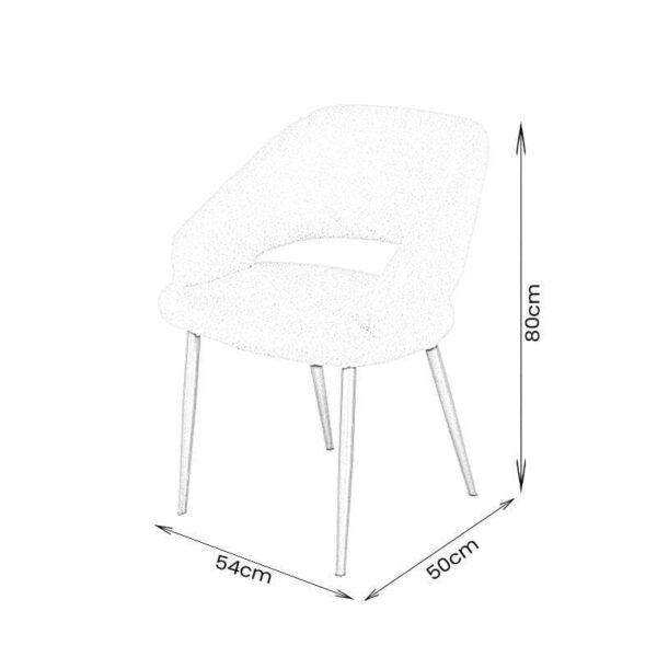 Naples Dining Chair - Natural - Image 5