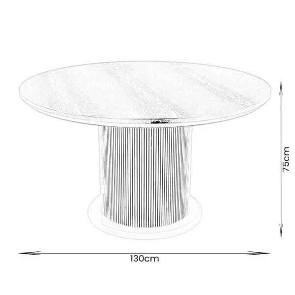Seattle Round Dining Table - Image 4
